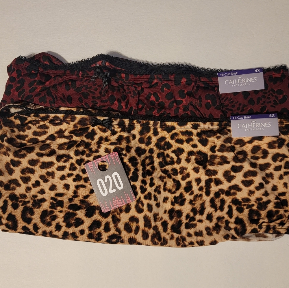Catherine's Panties 4XL High Cut Brief Set